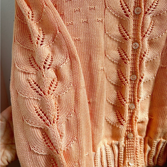 Rouje Maya Cardigan in Peach size 36 - Picture 7 of 12